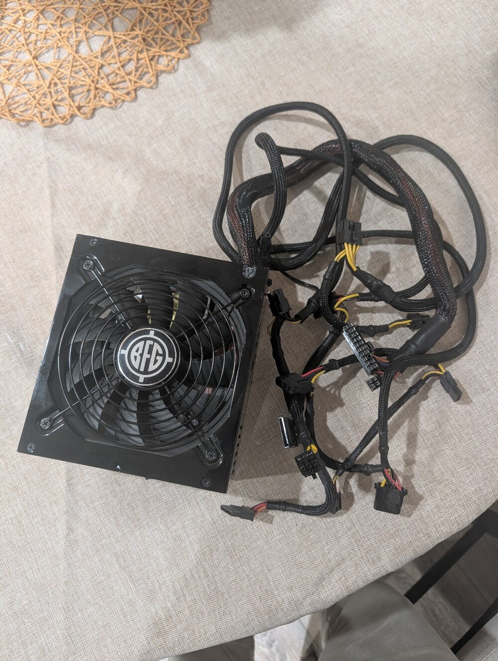 BFG Black PC Power Supply Unit with Sleeved Cables